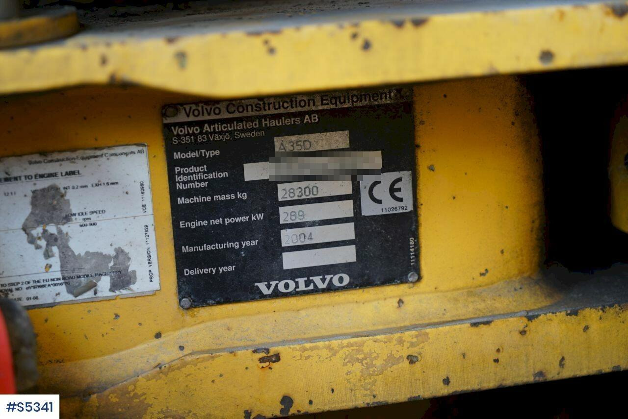 Tombereau DUMPER Volvo A35D 6x6: photos 13
