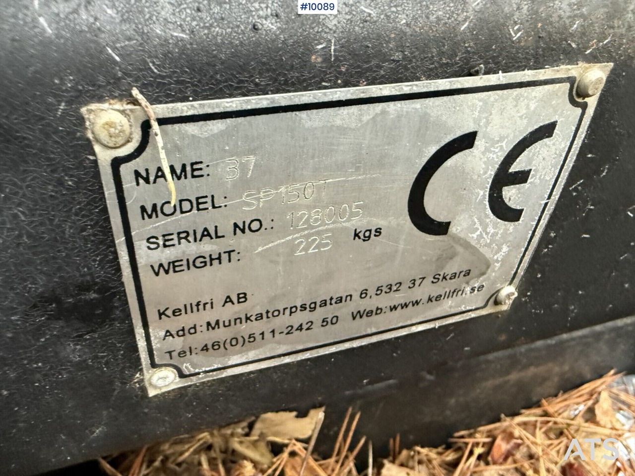 Lame à neige Diagonal Plow Kellfri SP150T Trima and tooth bucket: photos 16 Lame à neige Diagonal Plow Kellfri SP150T Trima and tooth bucket: photos 16