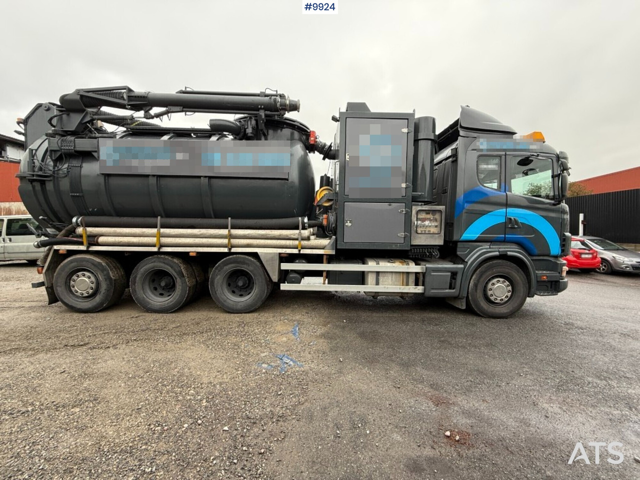 Dry vacuum loader Scania R114 8x4 - Camion hydrocureur: photos 5 Dry vacuum loader Scania R114 8x4 - Camion hydrocureur: photos 5