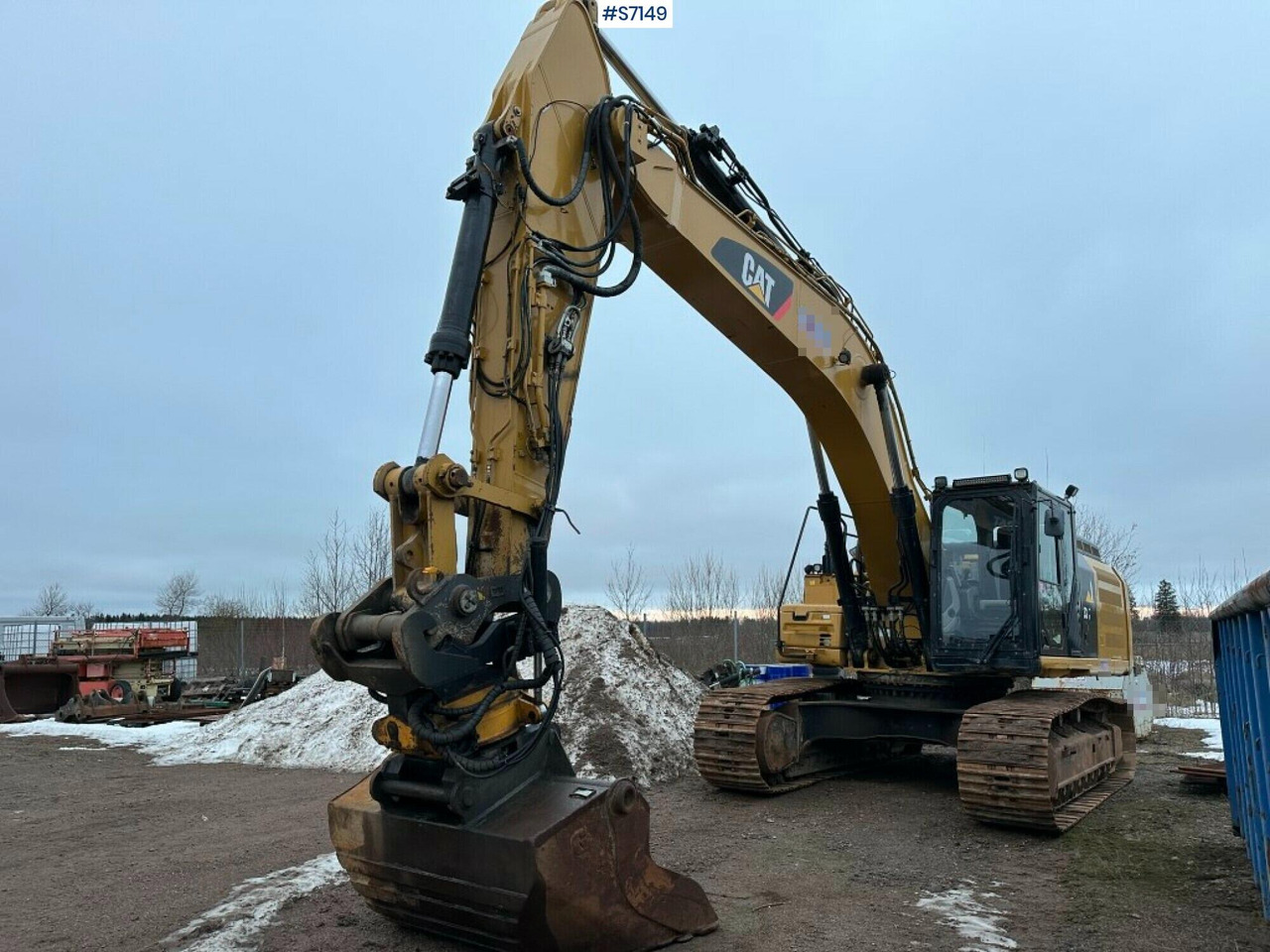 Excavator Cat 336F LXE with rotor - Pelle: photos 2 Excavator Cat 336F LXE with rotor - Pelle: photos 2