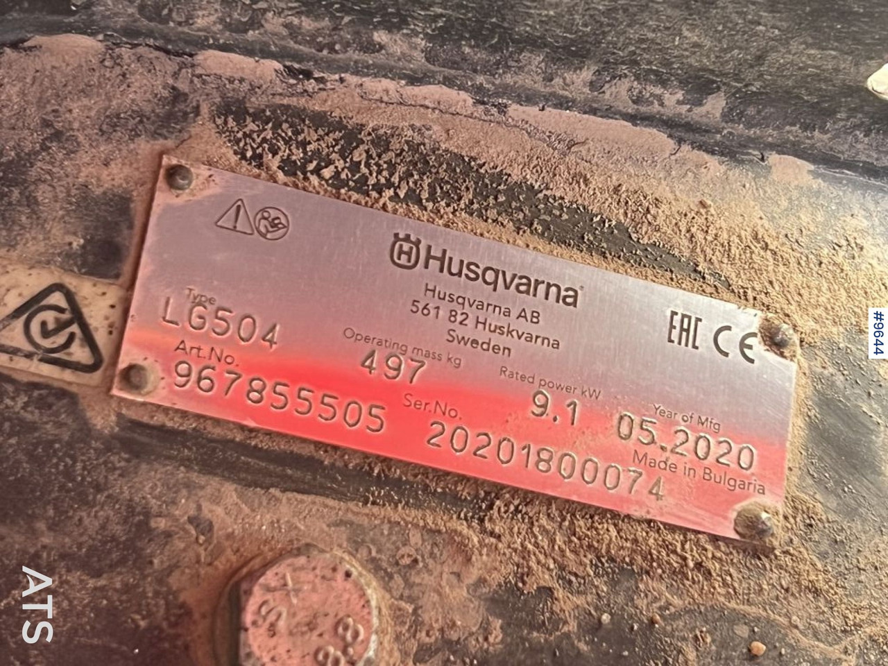 Plaque vibrante Husqvarna LG504 Vibratory Plate: photos 11