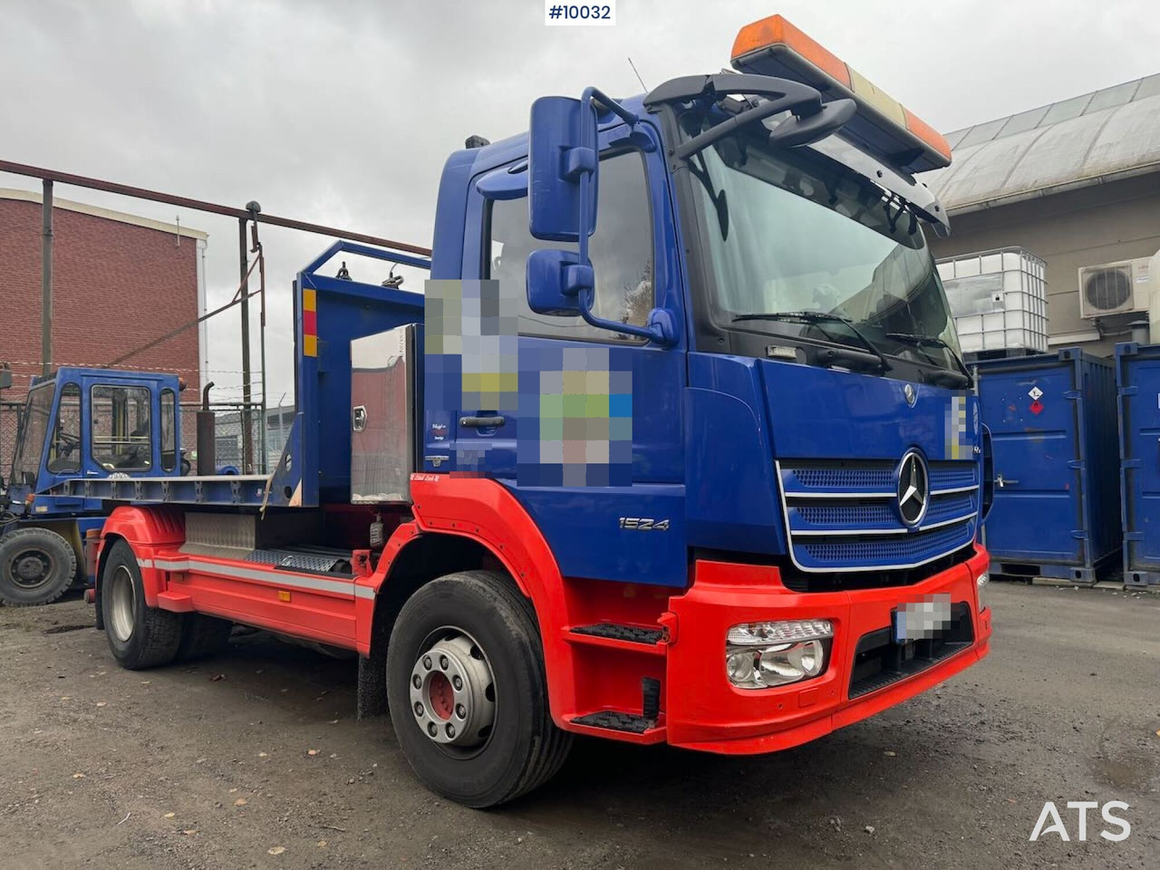 Mercedes Atego 1524 Hook Truck with AJK hook - Camion ampliroll: photos 2 Mercedes Atego 1524 Hook Truck with AJK hook - Camion ampliroll: photos 2