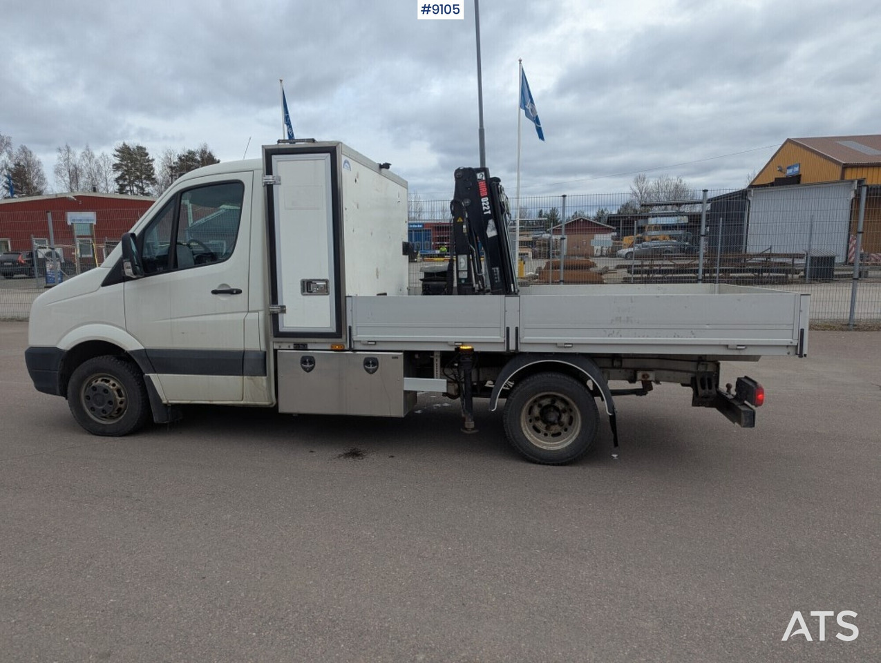 Pickup Crane Truck VW Crafter 50 2.5 TDI with HIAB crane (SEE VIDEO) en leasing occasion Pickup Crane Truck VW Crafter 50 2.5 TDI with HIAB crane (SEE VIDEO): photos 20