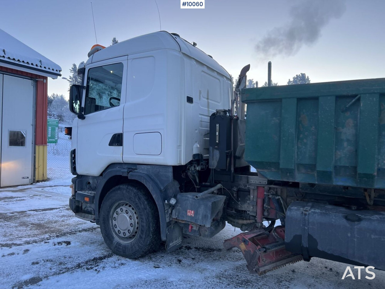 SCANIA R164 Tipper truck with plow equipment (VIDEO) - Camion benne: photos 2 SCANIA R164 Tipper truck with plow equipment (VIDEO) - Camion benne: photos 2