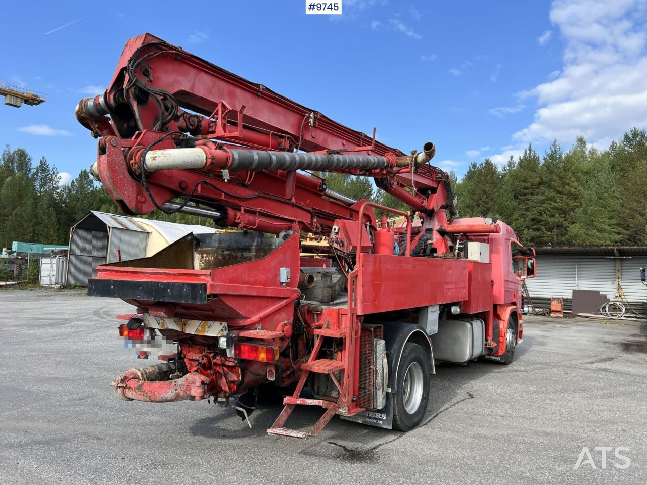 Scania P230 with Concrete pump - Camion pompe: photos 4 Scania P230 with Concrete pump - Camion pompe: photos 4