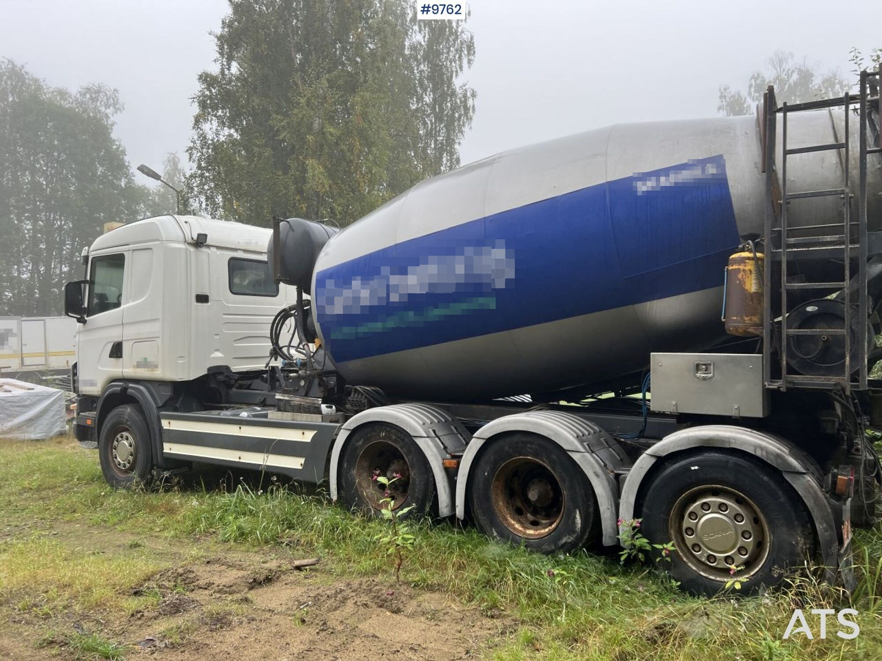 Scania R124 Tridem Concrete Truck - Camion malaxeur: photos 4 Scania R124 Tridem Concrete Truck - Camion malaxeur: photos 4