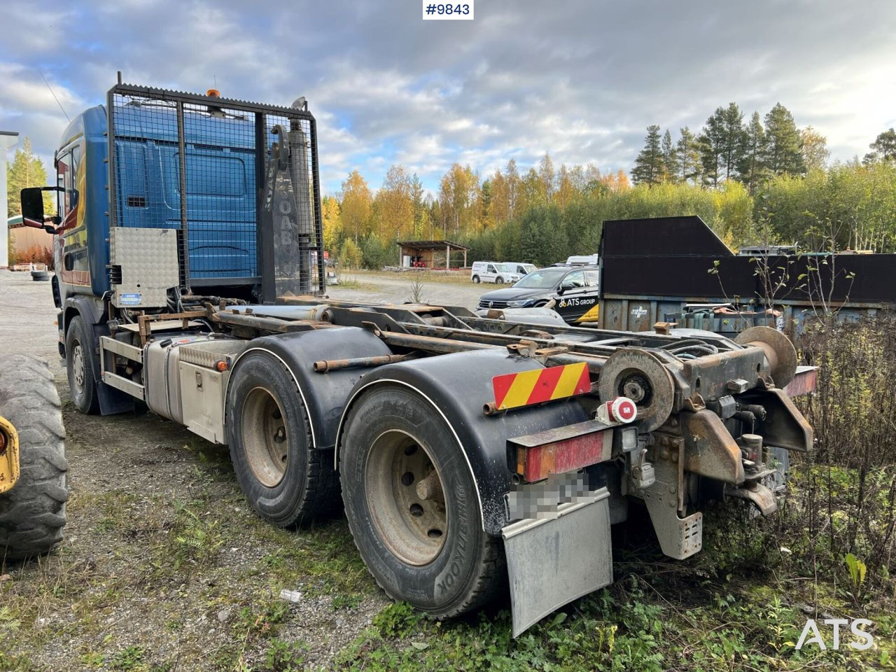Scania R144 Hook Truck with plow equipment - Camion ampliroll: photos 3 Scania R144 Hook Truck with plow equipment - Camion ampliroll: photos 3