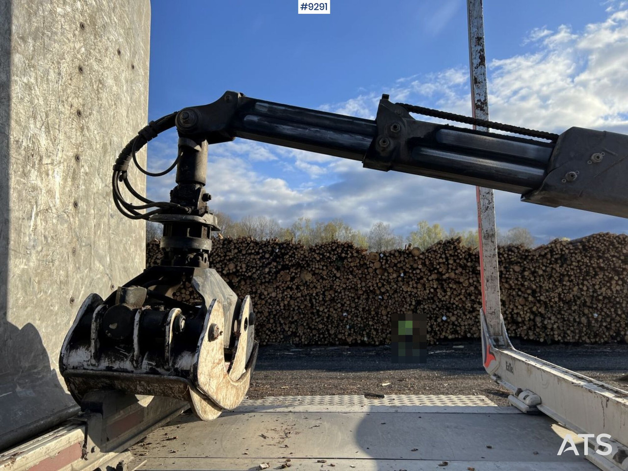 Scania R650 logging truck with crane and trailer - Camion grumier: photos 5 Scania R650 logging truck with crane and trailer - Camion grumier: photos 5