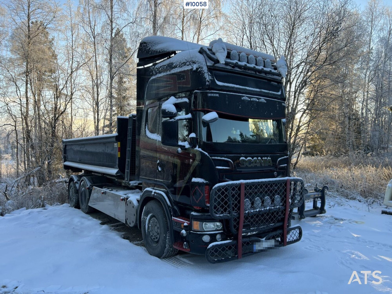 Scania R730 Hooklift truck with double flatbed - Camion ampliroll: photos 2 Scania R730 Hooklift truck with double flatbed - Camion ampliroll: photos 2