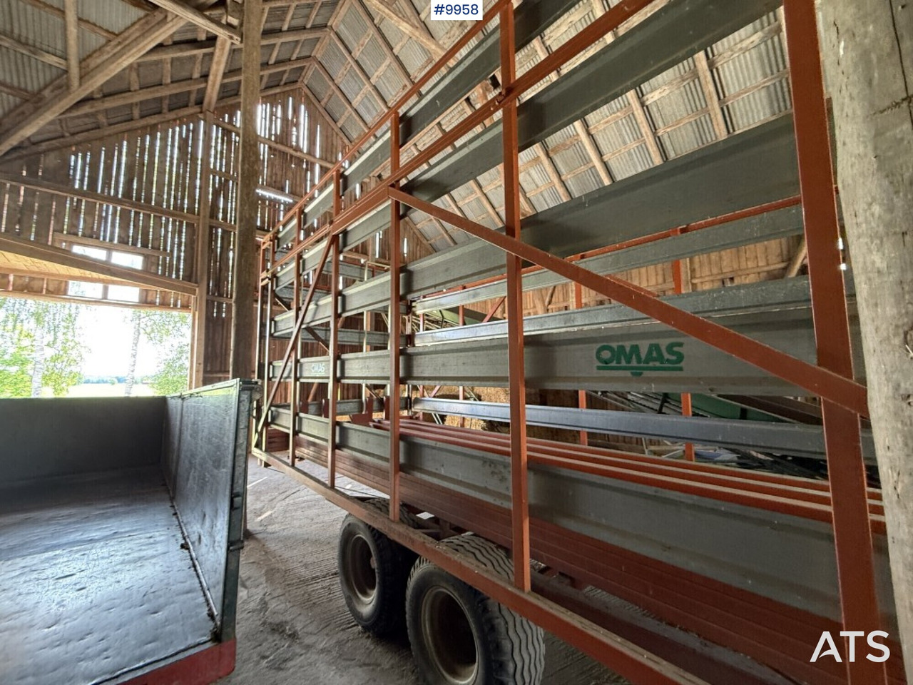 Self-loading trailer small bale Omas CB170 S - Matériel d'ensilage, Remorque: photos 1 Self-loading trailer small bale Omas CB170 S - Matériel d'ensilage, Remorque: photos 1