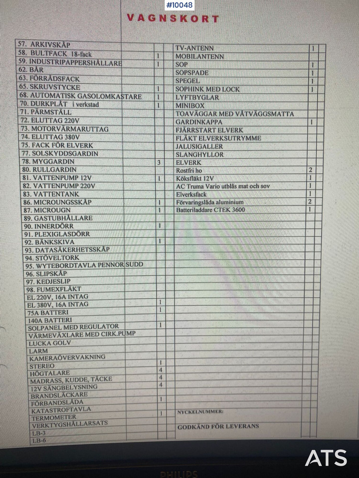 Conteneur comme habitat, Remorque Staff cabin - Arbetsvagnar BMRD 7000: photos 9