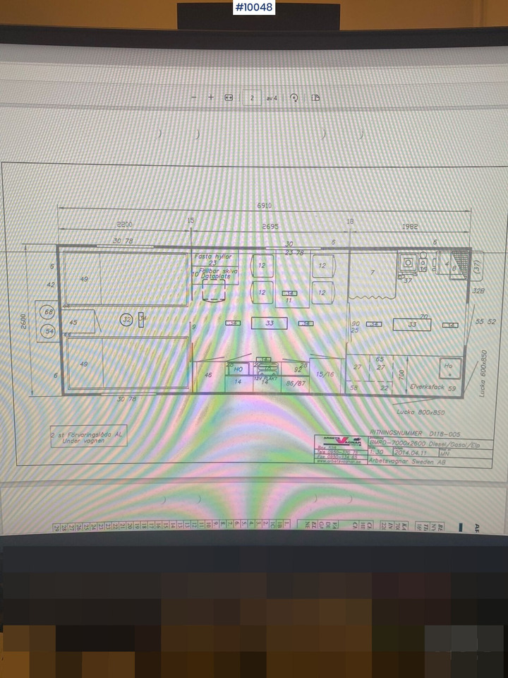 Conteneur comme habitat, Remorque Staff cabin - Arbetsvagnar BMRD 7000: photos 11