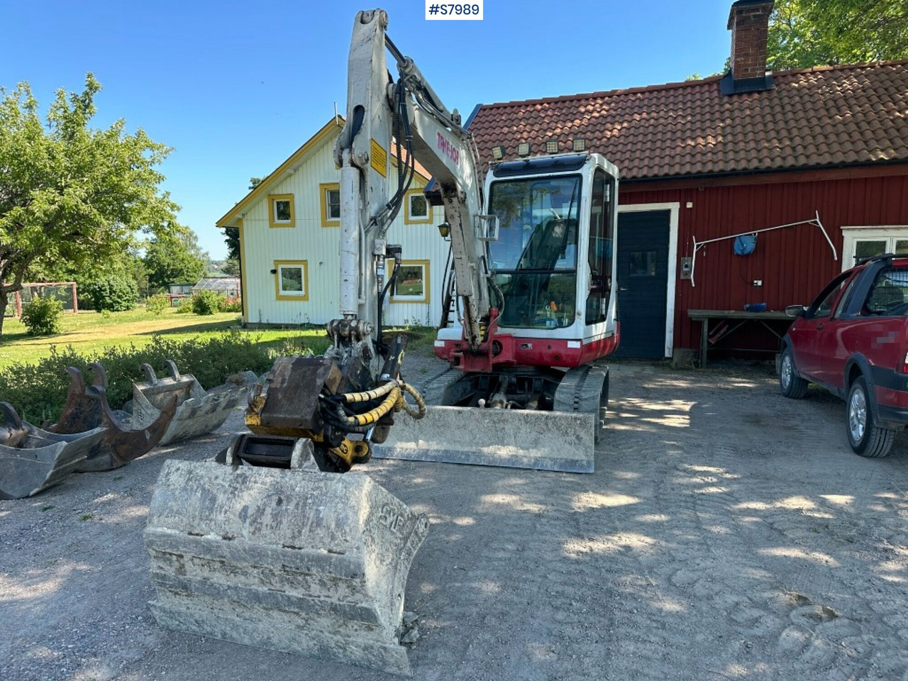 Pelle Take Job TB135 Mini excavator with Engcon tiltrotator and gears, See video: photos 10