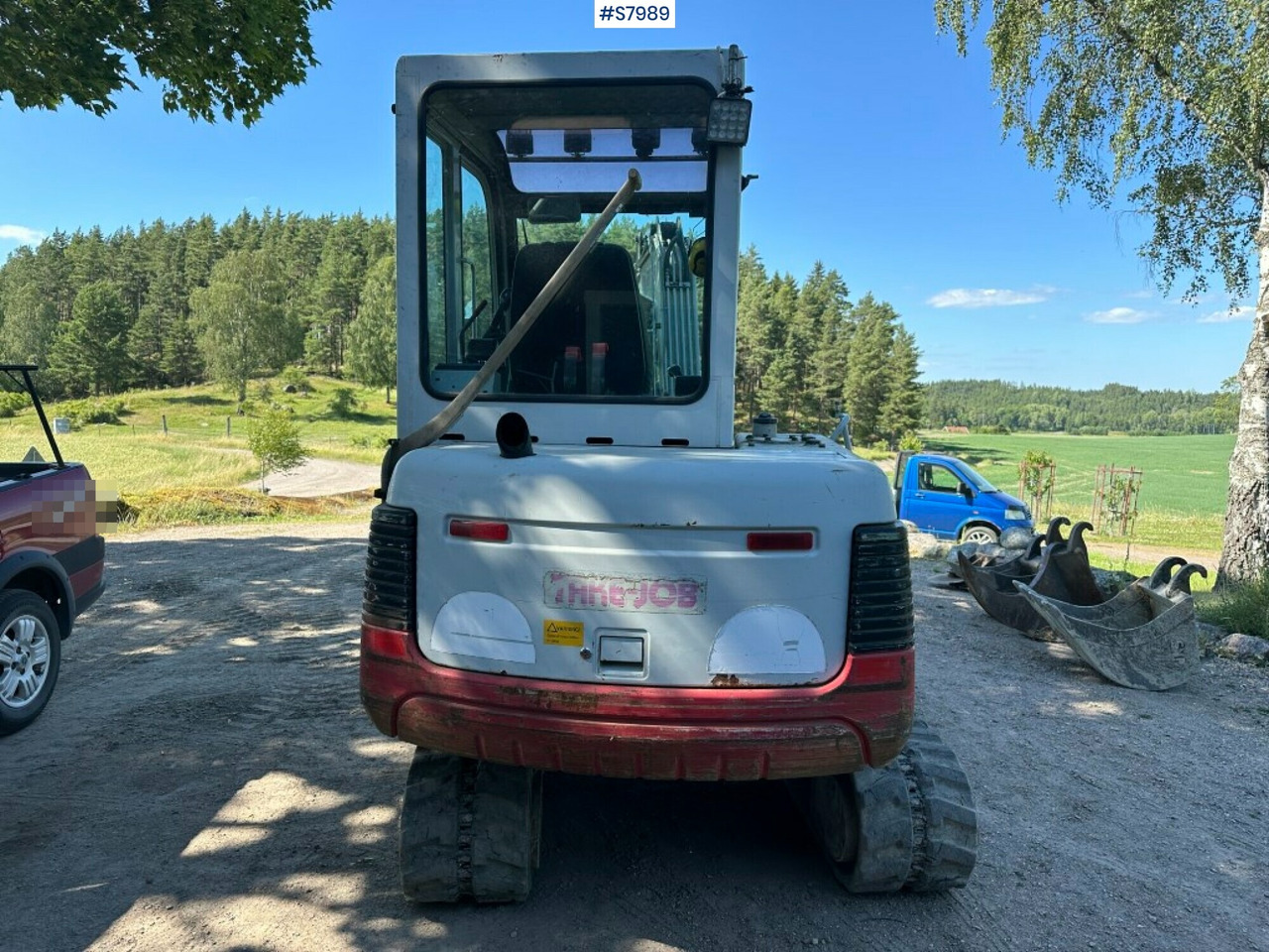 Pelle Take Job TB135 Mini excavator with Engcon tiltrotator and gears, See video: photos 8