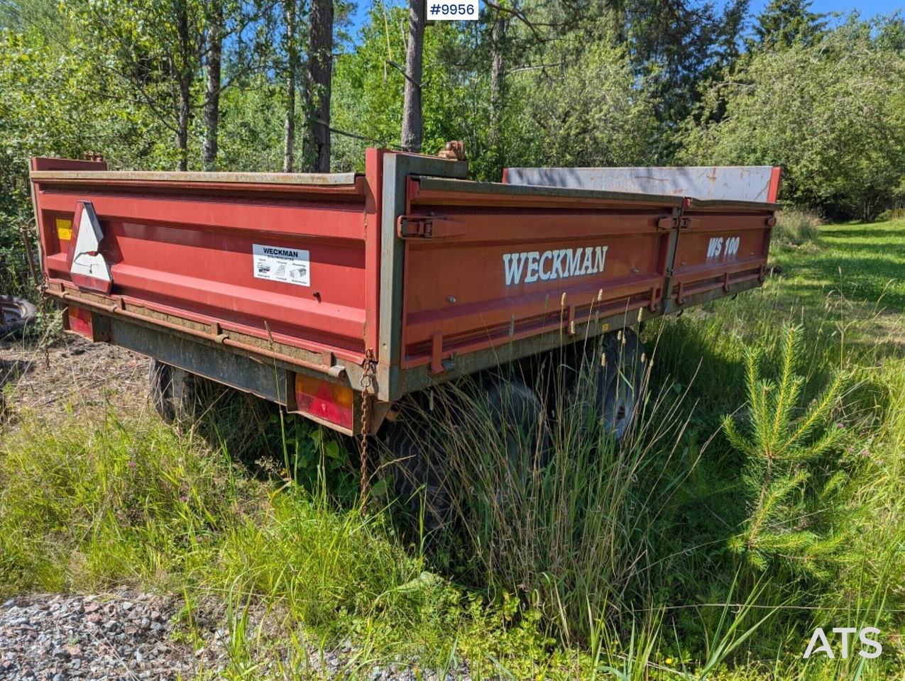 Tipper Weckman WS100 - Remorque benne: photos 4 Tipper Weckman WS100 - Remorque benne: photos 4
