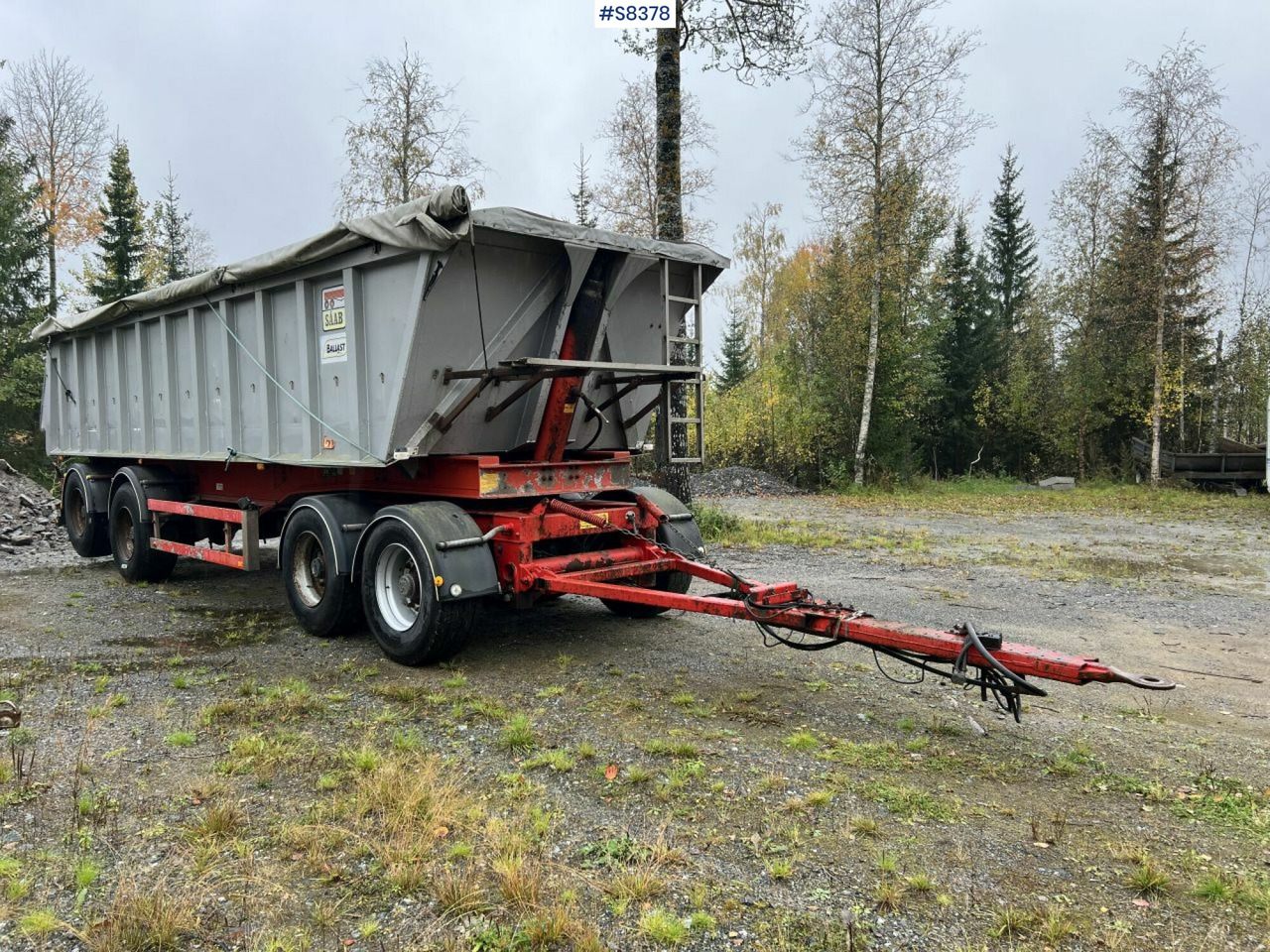 Tipper trailer, Fruehauf TP-87, 4-axles, Dump body Benalu - Remorque benne: photos 1 Tipper trailer, Fruehauf TP-87, 4-axles, Dump body Benalu - Remorque benne: photos 1