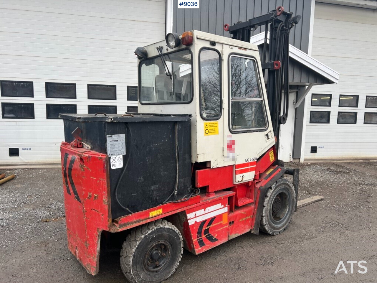 Truck Kalmar EB 4-500 with battery charger and extra tire - Chariot élévateur: photos 3 Truck Kalmar EB 4-500 with battery charger and extra tire - Chariot élévateur: photos 3