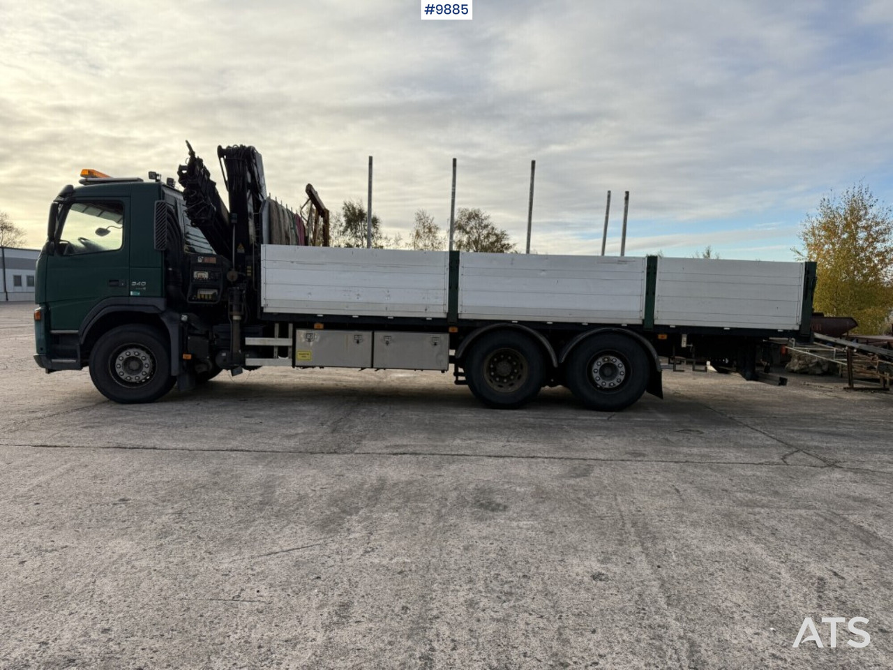 Volvo FM 340 6x2 crane truck with Hiab 220 (VIDEO) - Camion plateau, Camion grue: photos 2 Volvo FM 340 6x2 crane truck with Hiab 220 (VIDEO) - Camion plateau, Camion grue: photos 2