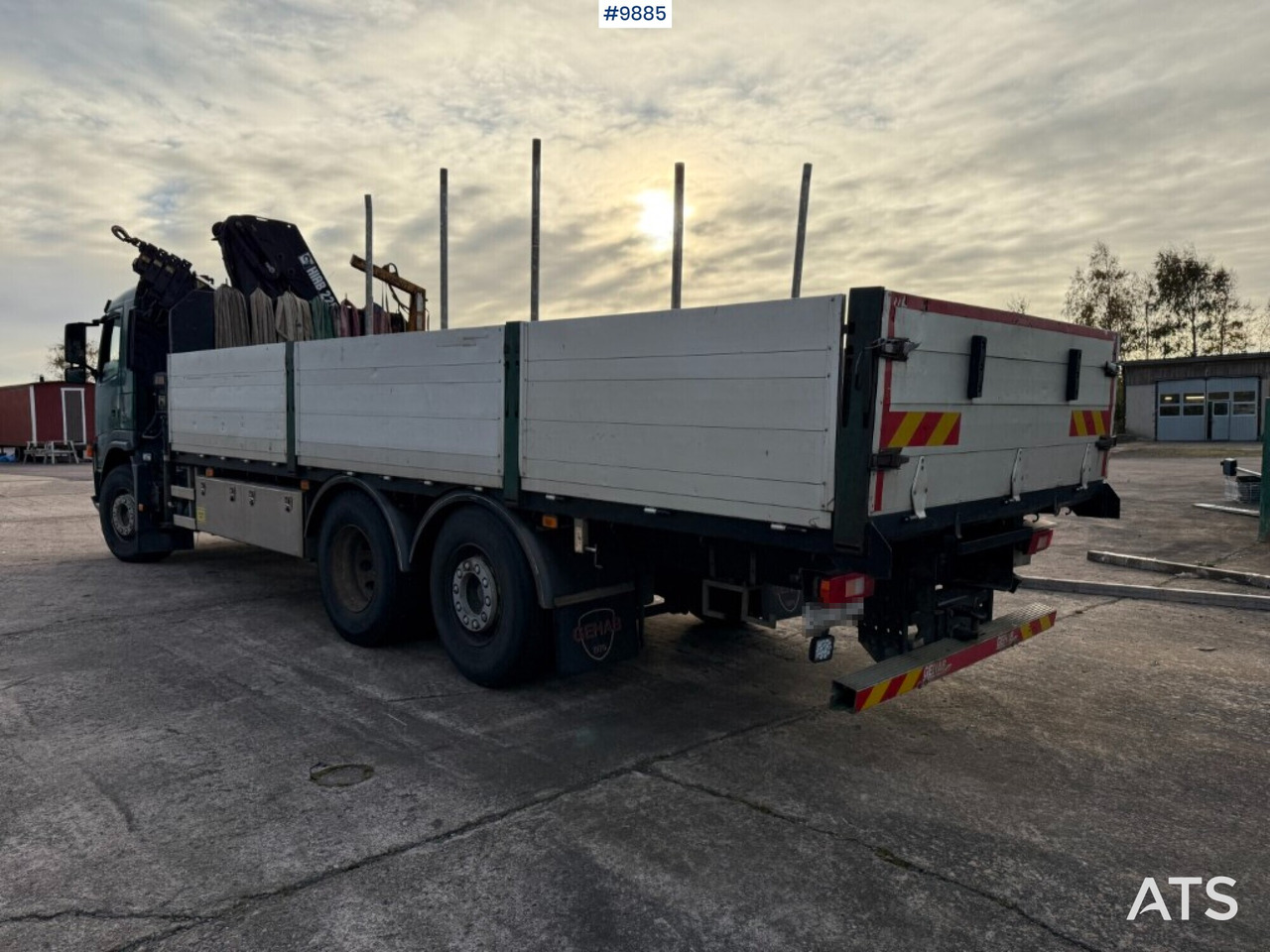 Volvo FM 340 6x2 crane truck with Hiab 220 (VIDEO) - Camion plateau, Camion grue: photos 3 Volvo FM 340 6x2 crane truck with Hiab 220 (VIDEO) - Camion plateau, Camion grue: photos 3
