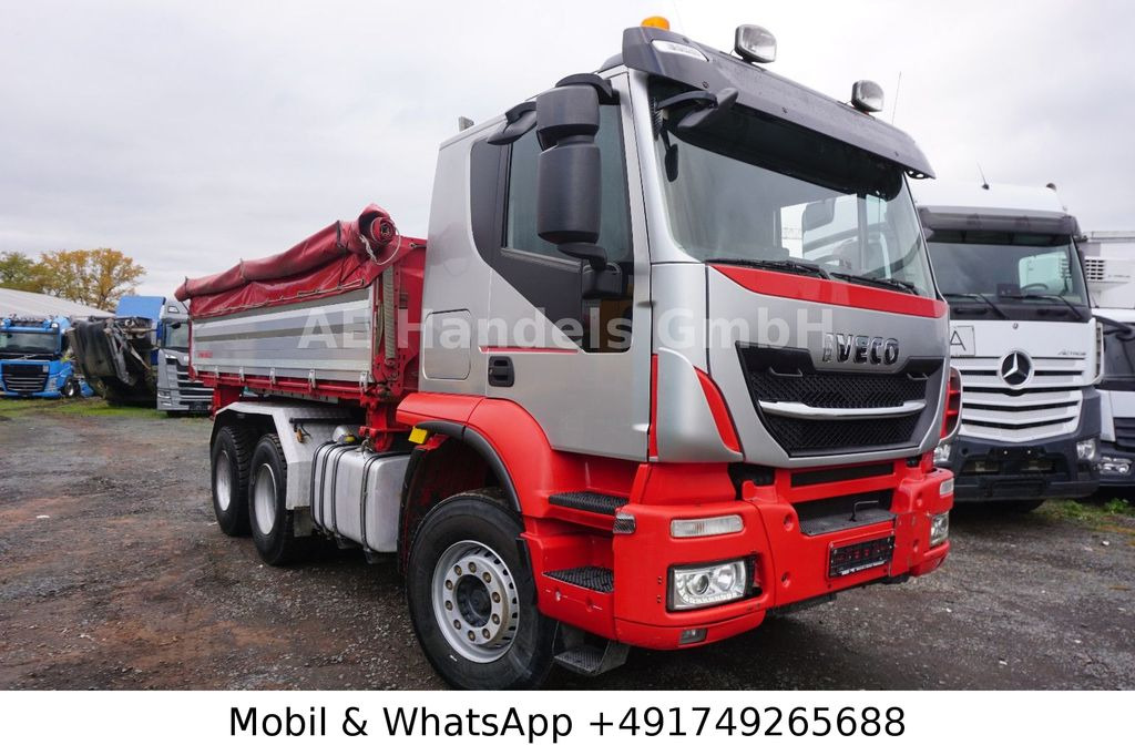 Camion benne Iveco Trakker 500 BL 6x4 *Retarder/11m³/Wechselkipper: photos 9