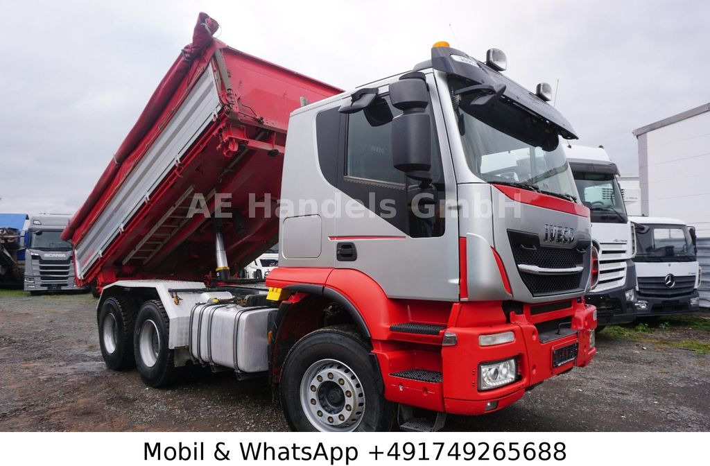 Camion benne Iveco Trakker 500 BL 6x4 *Retarder/11m³/Wechselkipper: photos 8
