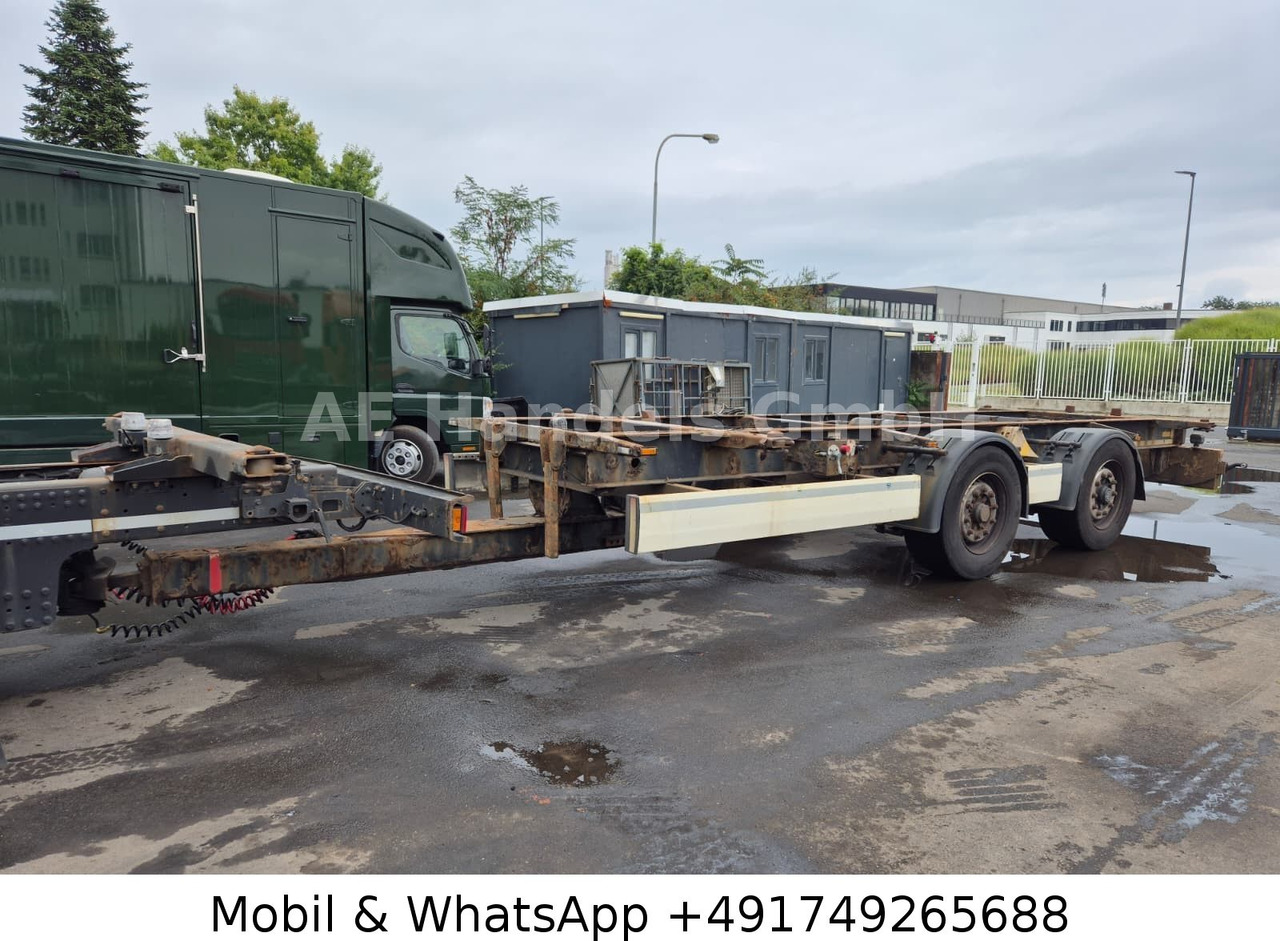 Krone ZZ Tandem BDF Tiefgekoppelt *Wabco/BWP/Luft - Remorque châssis: photos 1 Krone ZZ Tandem BDF Tiefgekoppelt *Wabco/BWP/Luft - Remorque châssis: photos 1