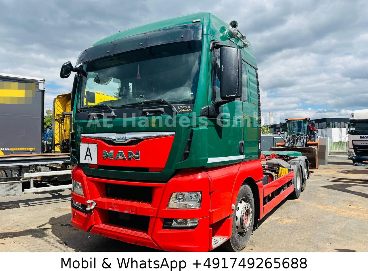 Camion ampliroll, Camion grue MAN TGX 26.440 XLX BL 6x2 *Retarder/MEILLER-RK-20.65: photos 27