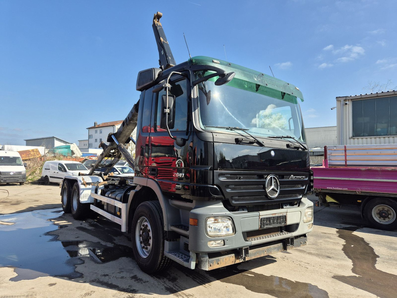 Camion ampliroll Mercedes-Benz Actros MP2 2641 M BL 6x4*MEILLER-RK-20.67/Analog