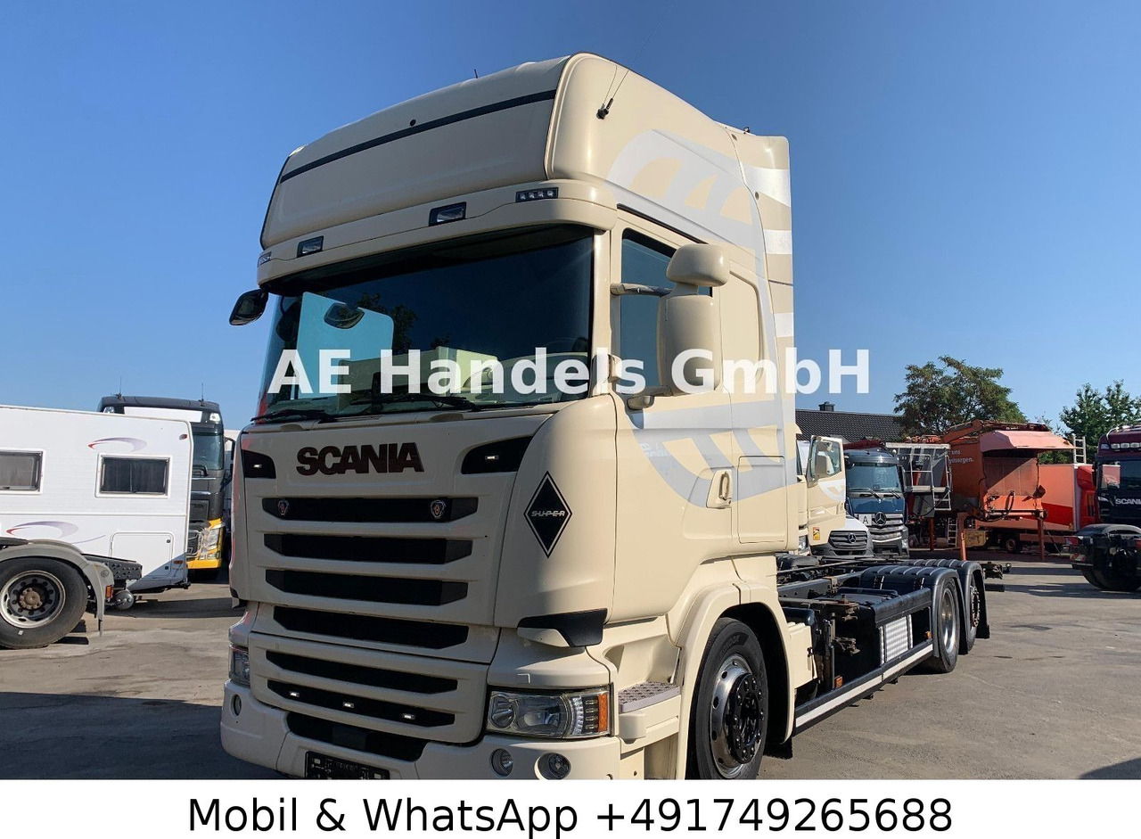 Scania R450 TopLine LL 6x2 BDF *Retarder/2xTank/ACC/AHK - Camion porte-conteneur/ Caisse mobile: photos 1 Scania R450 TopLine LL 6x2 BDF *Retarder/2xTank/ACC/AHK - Camion porte-conteneur/ Caisse mobile: photos 1