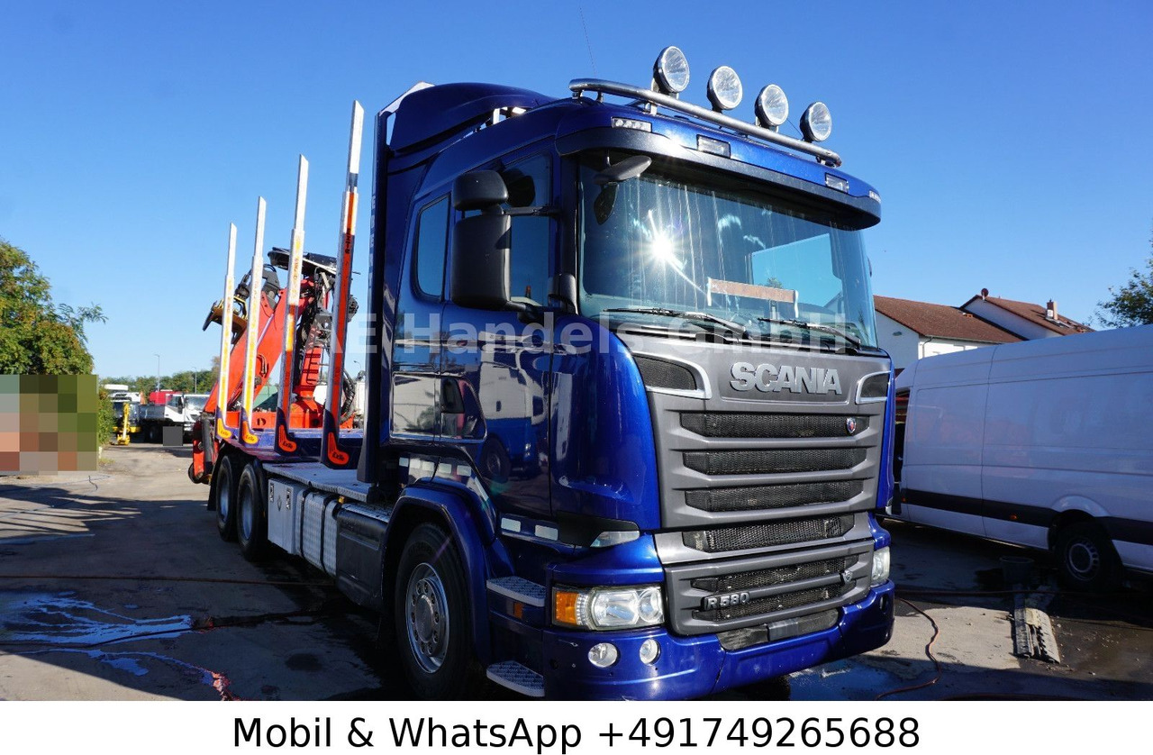 Scania R580 V8 LL 6x4 Palfinger-M120Z79 *Retarder/ACC - Camion grumier, Camion grue: photos 1 Scania R580 V8 LL 6x4 Palfinger-M120Z79 *Retarder/ACC - Camion grumier, Camion grue: photos 1