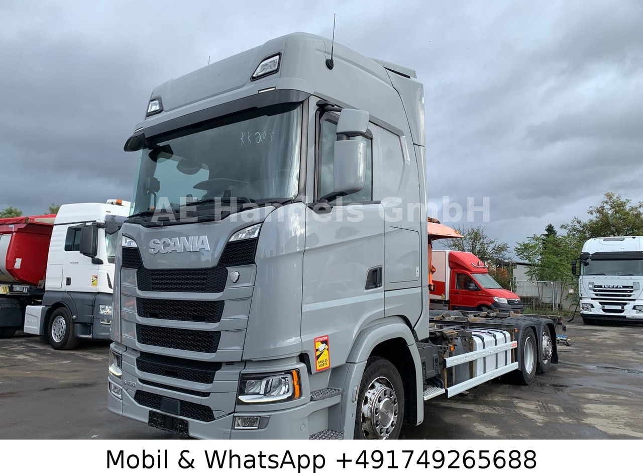 Scania S450 HighLine BDF *Retarder/Lenk+Lift/Multi/LBW - Camion porte-conteneur/ Caisse mobile: photos 1 Scania S450 HighLine BDF *Retarder/Lenk+Lift/Multi/LBW - Camion porte-conteneur/ Caisse mobile: photos 1