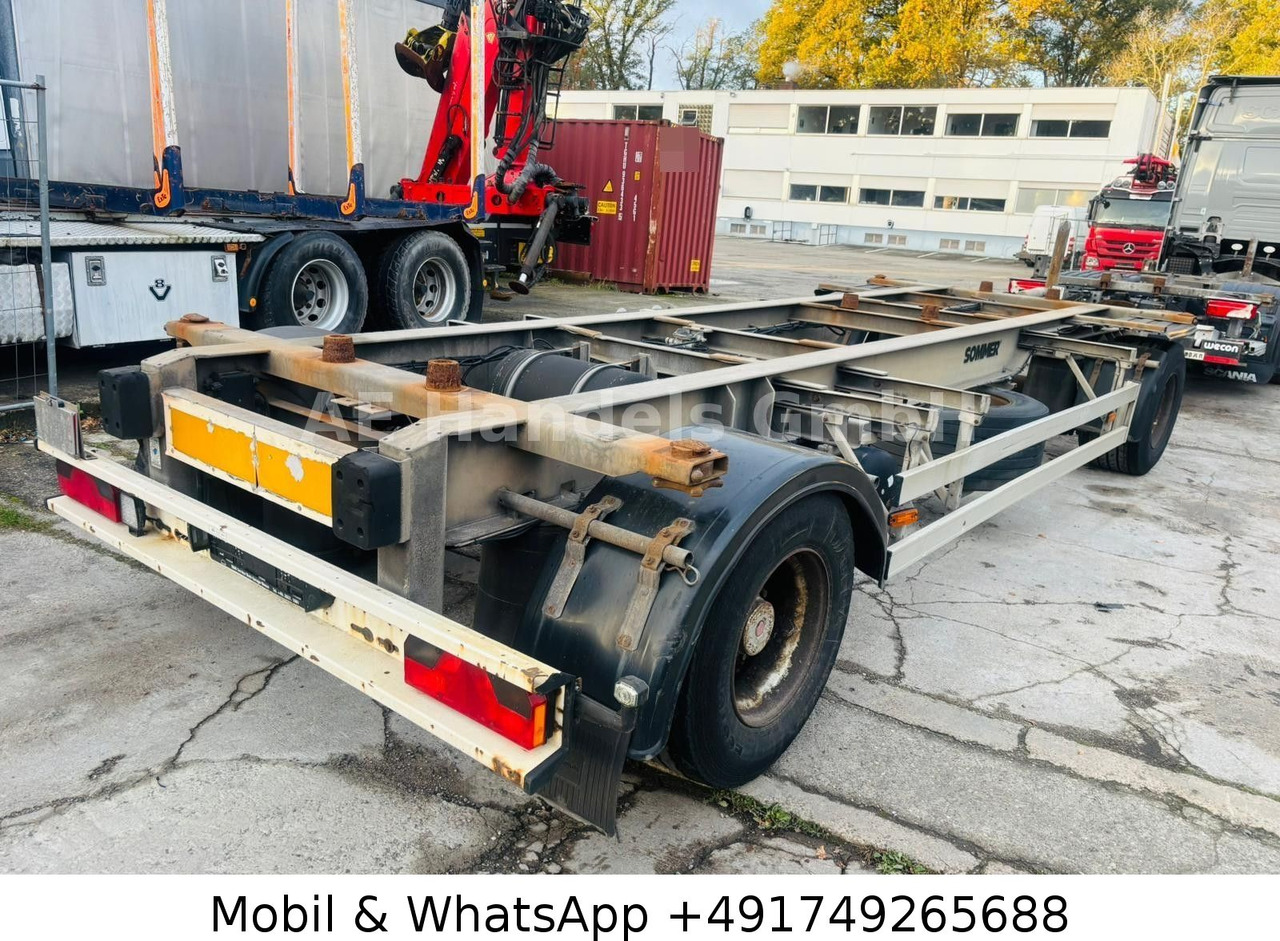Sommer AW 18T Drehschemel BDF *Luft/Luft*Scheibenbremse - Remorque porte-conteneur/ Caisse mobile: photos 5 Sommer AW 18T Drehschemel BDF *Luft/Luft*Scheibenbremse - Remorque porte-conteneur/ Caisse mobile: photos 5
