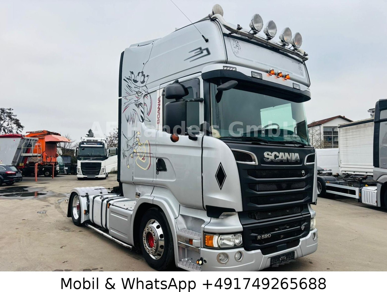Scania R520 V8 Topline LL Low *Retarder/Hubsattel/ACC - Tracteur routier: photos 1 Scania R520 V8 Topline LL Low *Retarder/Hubsattel/ACC - Tracteur routier: photos 1