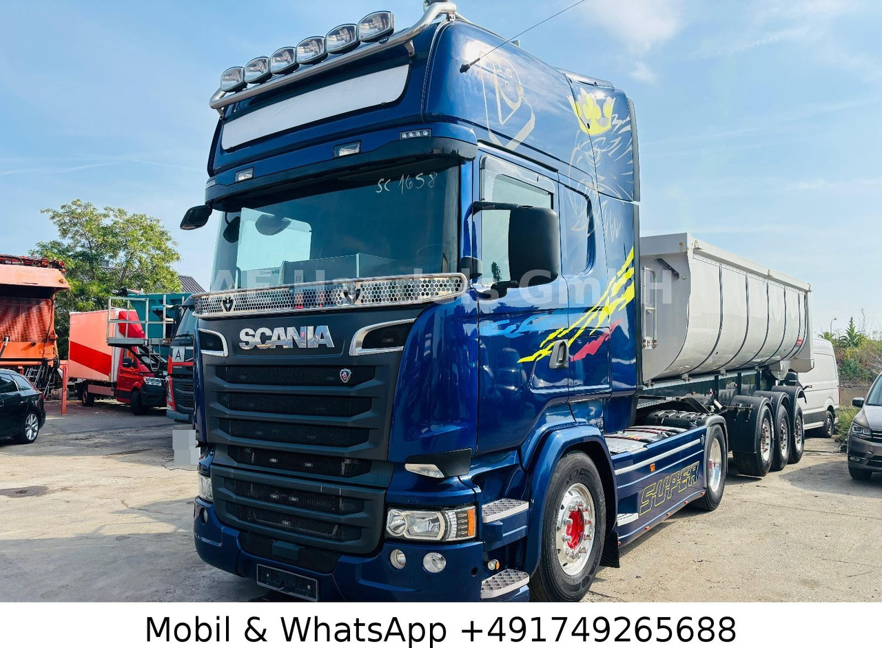 Tracteur routier Scania R580 V8 TopLine LL *Retarder/Standklima/Hydr.: photos 6
