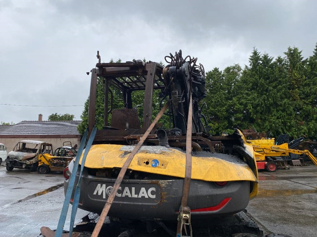 Pelle sur pneus Mecalac 9 MWR / 1er Main Origine Française endommagée: photos 28