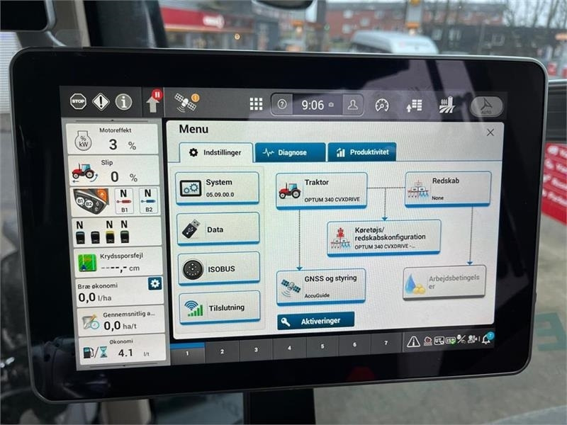 Tracteur agricole Case IH OPTUM 340 CVX. AFS CONNECT: photos 13