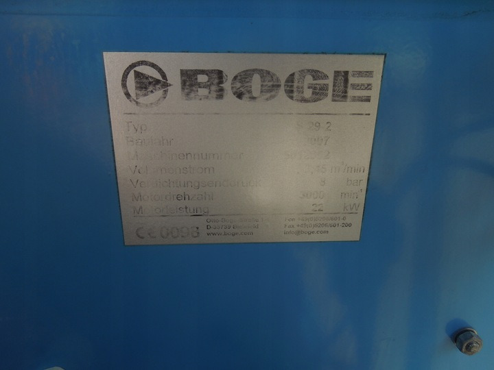 BOGE S29-2 - Compresseur d'air: photos 3 BOGE S29-2 - Compresseur d'air: photos 3