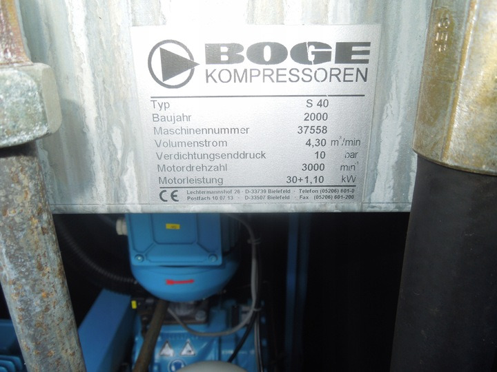 BOGE S40 - Compresseur d'air: photos 4 BOGE S40 - Compresseur d'air: photos 4