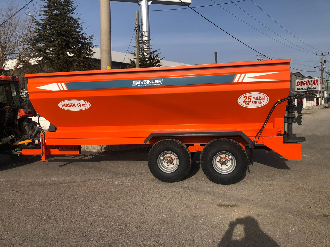 SAYGINLAR GARDEN 10 TON - Epandeur à fumier: photos 1 SAYGINLAR GARDEN 10 TON - Epandeur à fumier: photos 1