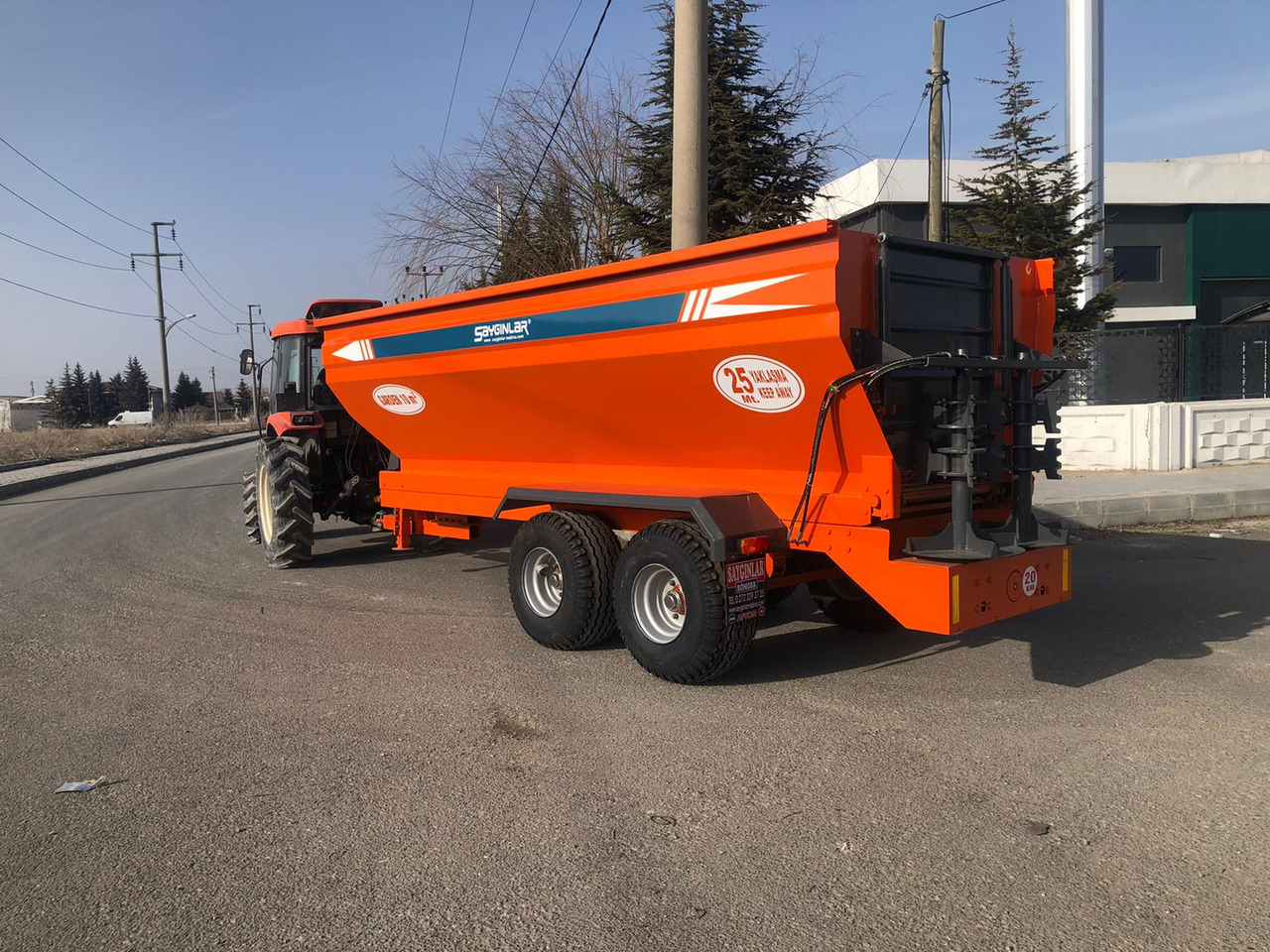 SAYGINLAR GARDEN 10 TON - Epandeur à fumier: photos 2 SAYGINLAR GARDEN 10 TON - Epandeur à fumier: photos 2