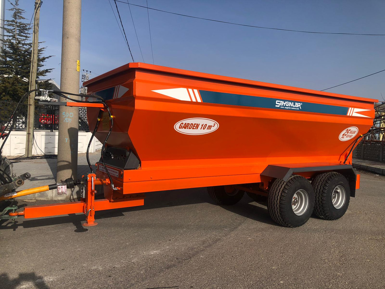 SAYGINLAR GARDEN 10 TON - Epandeur à fumier: photos 3 SAYGINLAR GARDEN 10 TON - Epandeur à fumier: photos 3