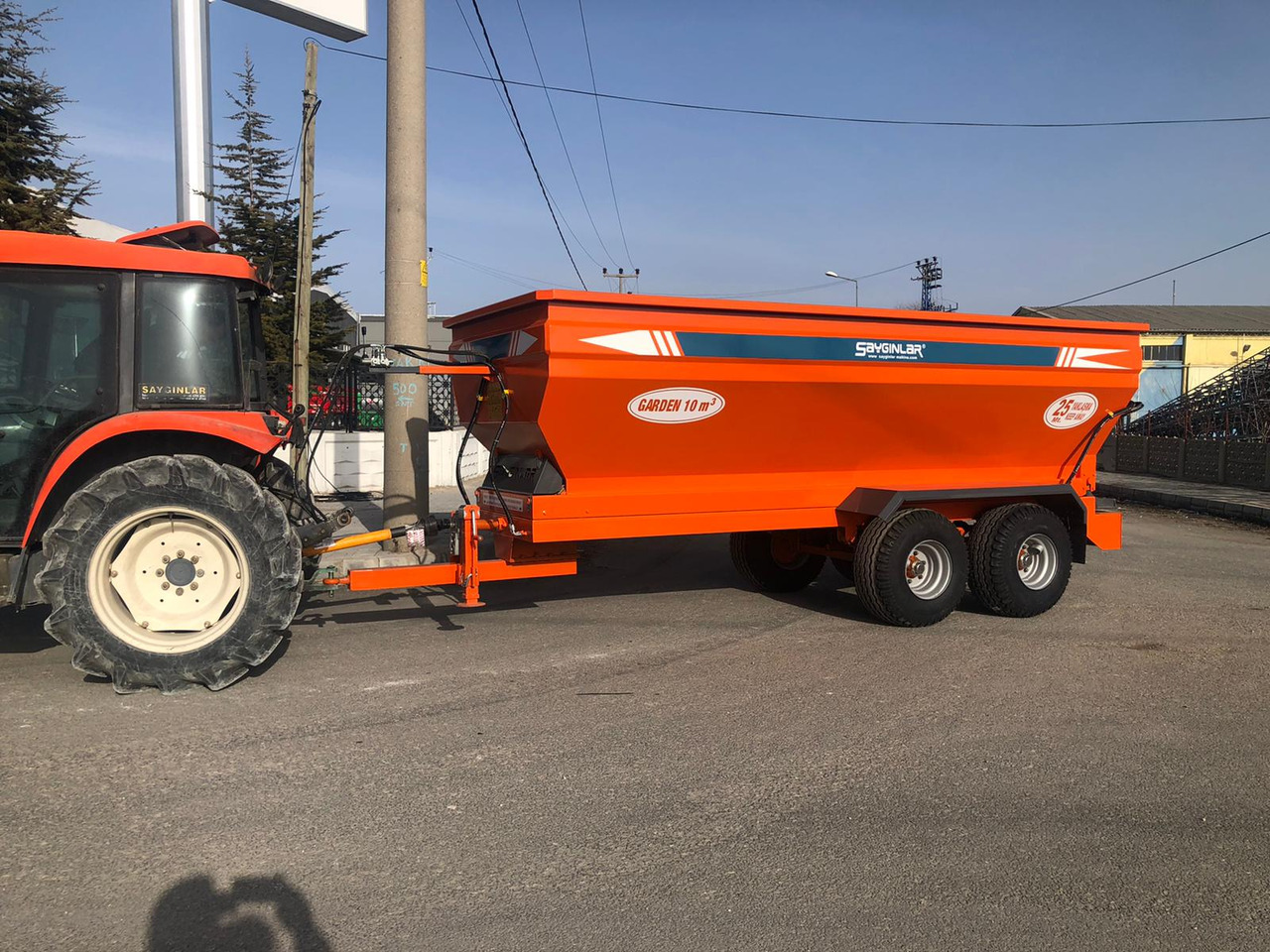 SAYGINLAR GARDEN 10 TON - Epandeur à fumier: photos 4 SAYGINLAR GARDEN 10 TON - Epandeur à fumier: photos 4
