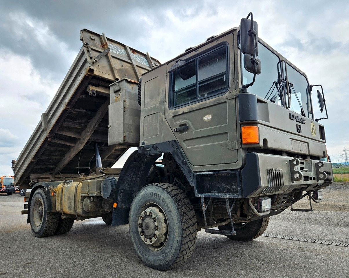 Camion benne MAN 19.403 FALX 4x4 Meiller Kipper Intarder X65 HX60: photos 13