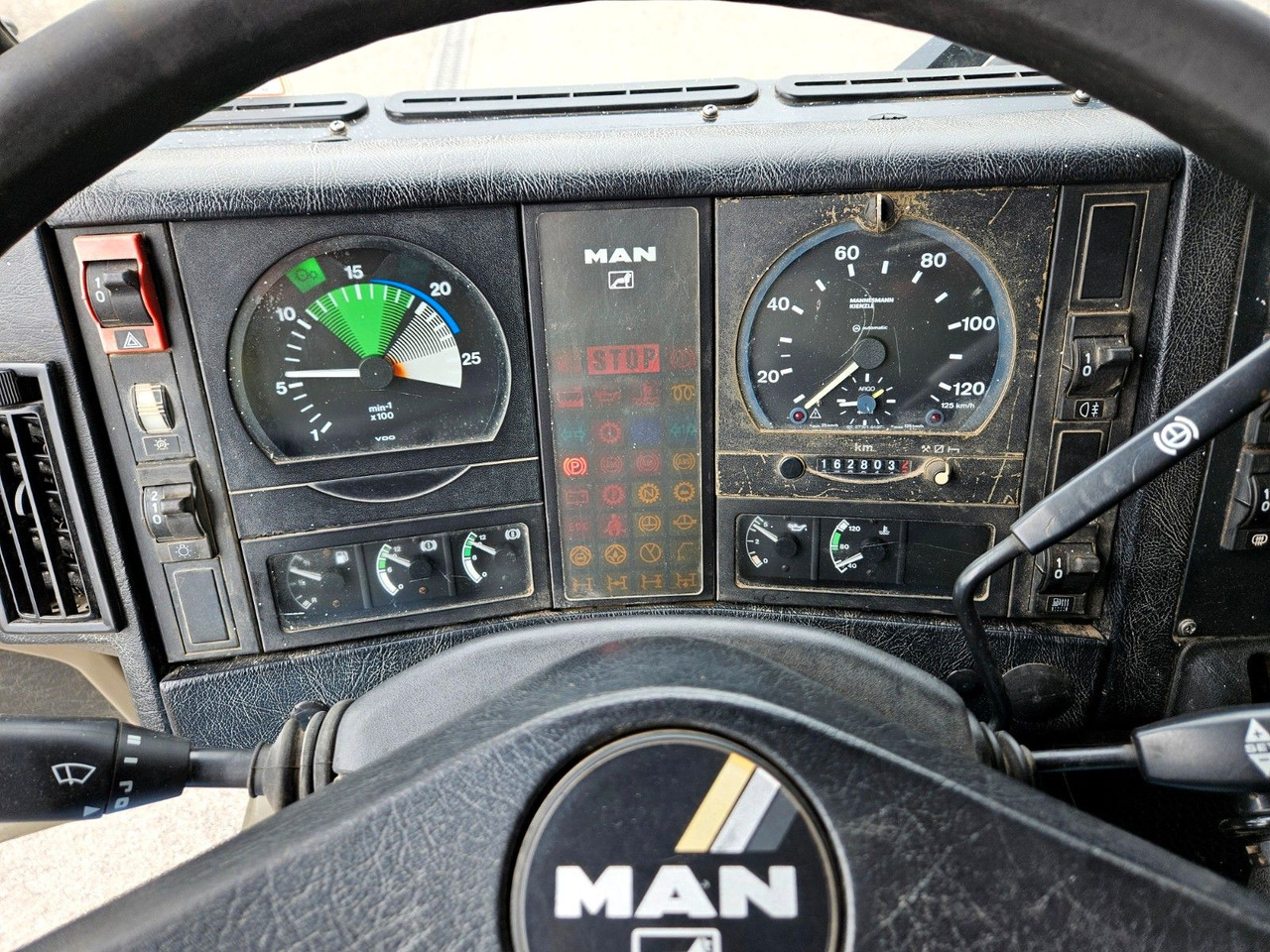 Camion benne MAN 19.403 FALX 4x4 Meiller Kipper Intarder X65 HX60: photos 22