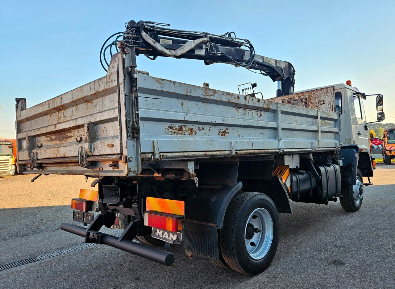 MAN LE 14.250 4x4 HIAB 077BS-2 Kran Greifer - Camion benne, Camion grue: photos 3 MAN LE 14.250 4x4 HIAB 077BS-2 Kran Greifer - Camion benne, Camion grue: photos 3