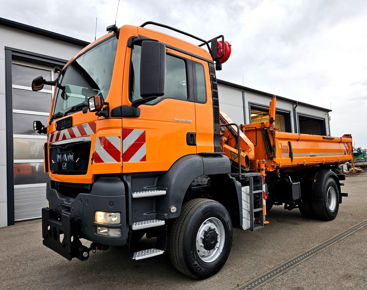 MAN TGS 18.320 4x4 BL Atlas 65.2 Kran Euro5 - Camion benne, Camion grue: photos 1 MAN TGS 18.320 4x4 BL Atlas 65.2 Kran Euro5 - Camion benne, Camion grue: photos 1