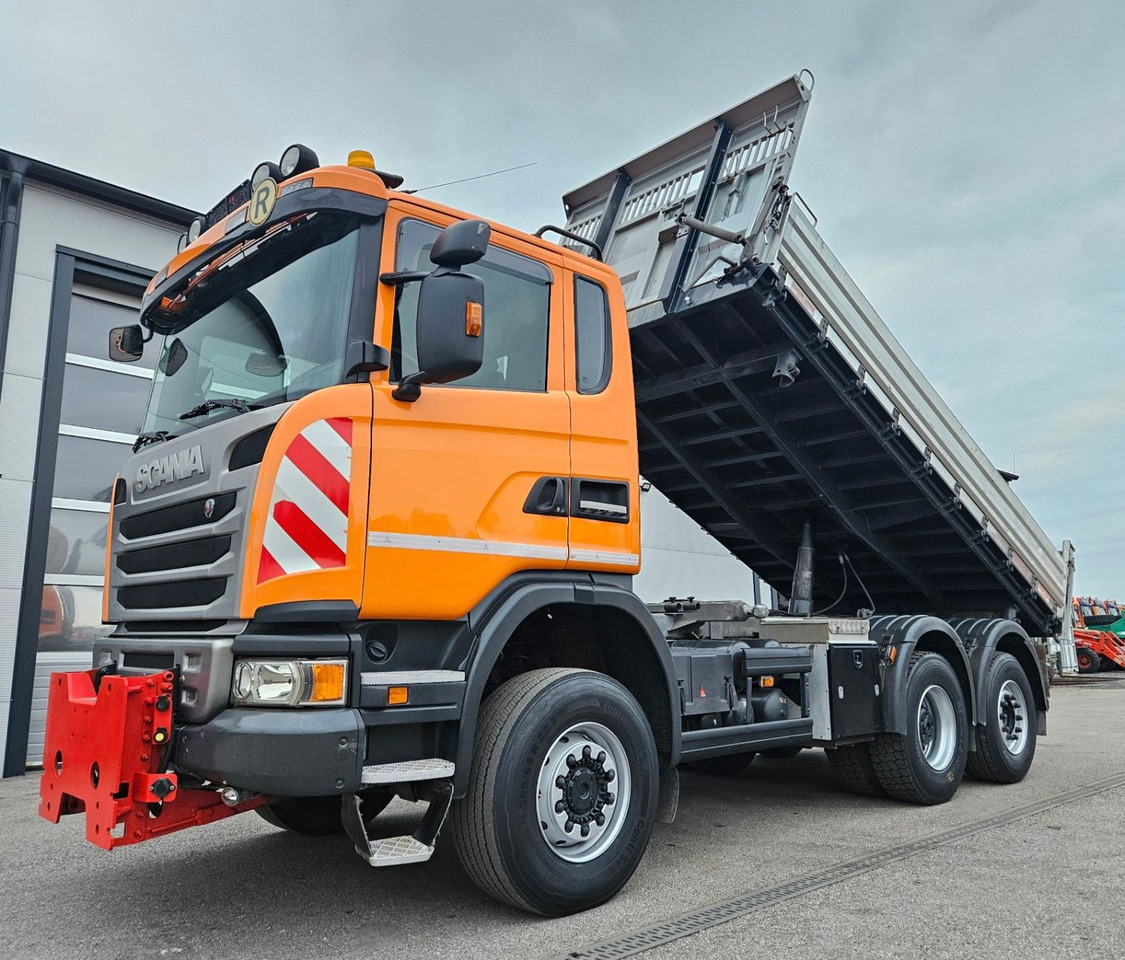 Scania G 410 6x4-4 Euro6 Winterdienst - Camion benne: photos 1 Scania G 410 6x4-4 Euro6 Winterdienst - Camion benne: photos 1