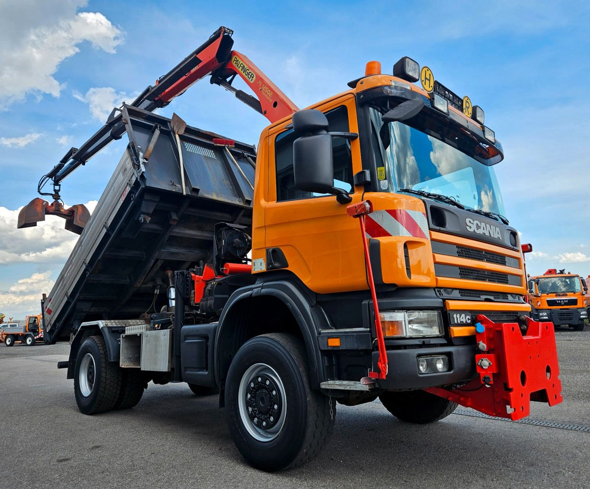 Scania P114 CB 380 4x4 Palfinger PK12502 Kran Funk - Camion benne, Camion grue: photos 3 Scania P114 CB 380 4x4 Palfinger PK12502 Kran Funk - Camion benne, Camion grue: photos 3