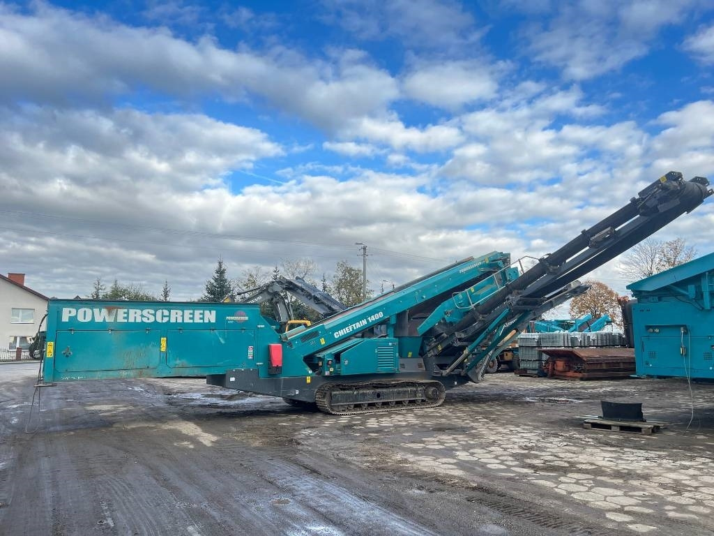 PowerScreen Chieftain 1400 - Crible: photos 1 PowerScreen Chieftain 1400 - Crible: photos 1
