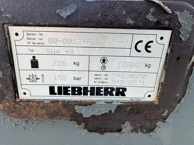 Liebherr Likufix SWA48 - Attache rapide: photos 4 Liebherr Likufix SWA48 - Attache rapide: photos 4